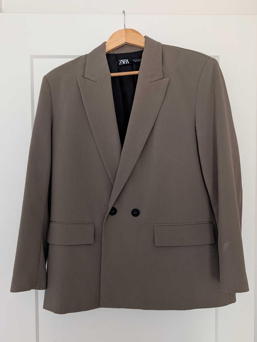 Zara Double-Breasted Blazer